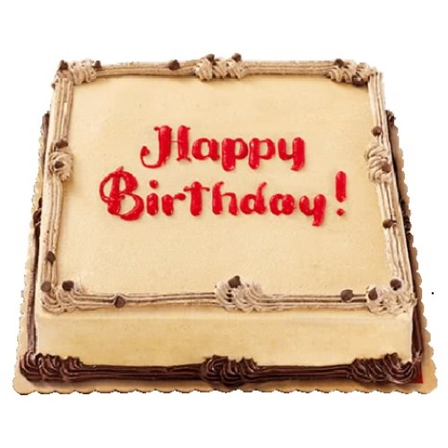Mocha Dedication Cake (8 x 8)